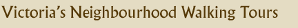 Neighbourhood Walking Tours